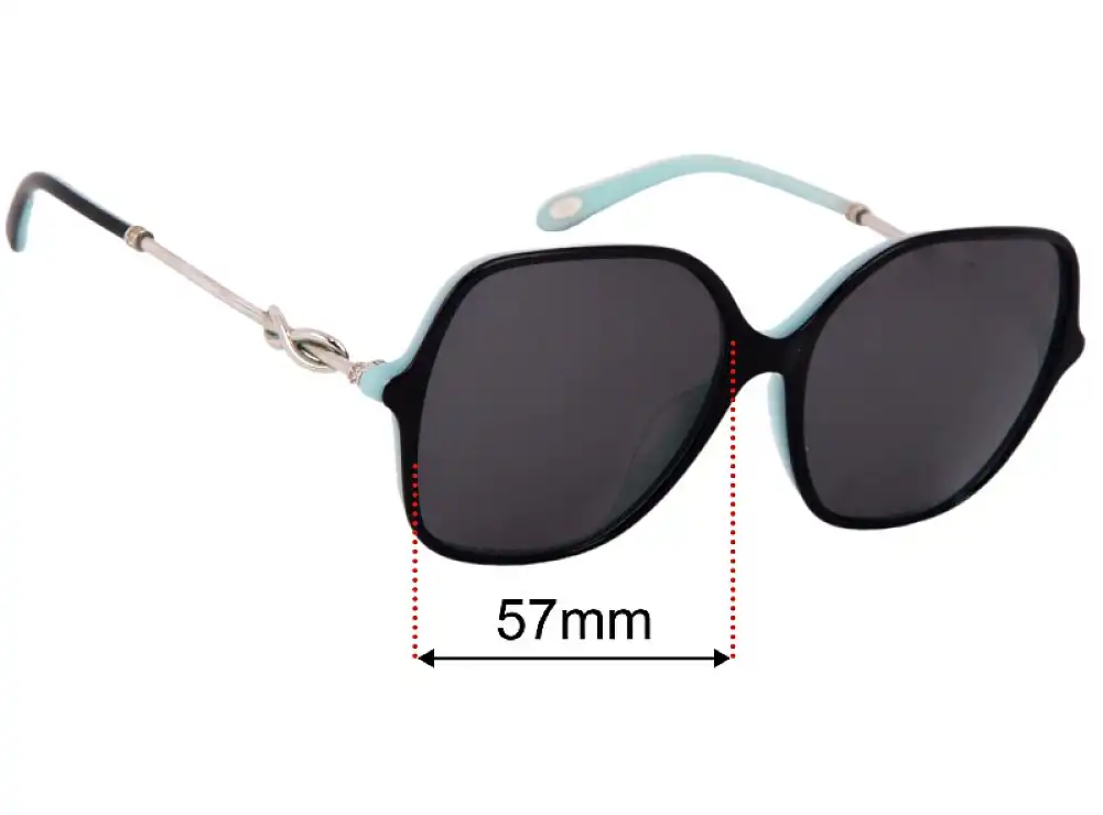 Tiffany & Co TF 4145-B-F (Low Bridge Fit) 57mm Lenses